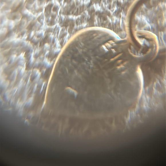 Tiny baby gift 14k Chai Pendant blue & gold jewelry - Picture 5 of 5